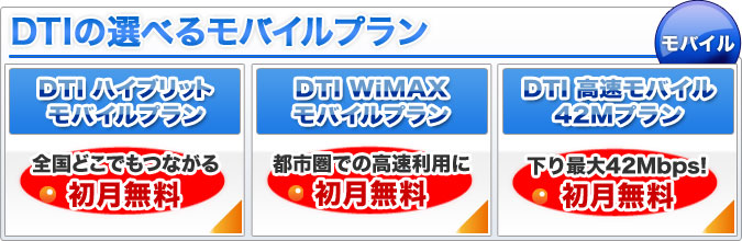 DTI 光 with フレッツ