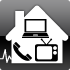 1本の光ファイバー 回線で、電話もテレビも 楽しめる！