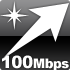最大 100Mbps