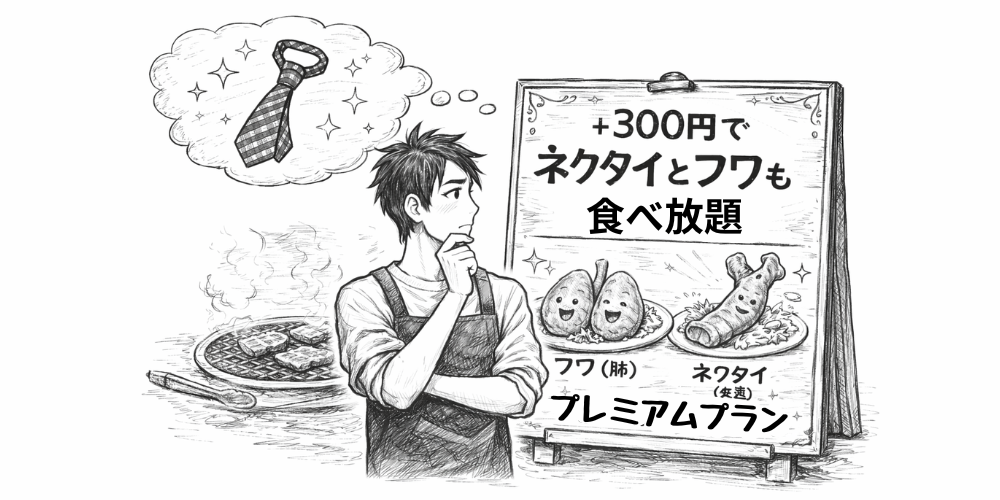 プランに悩む男性