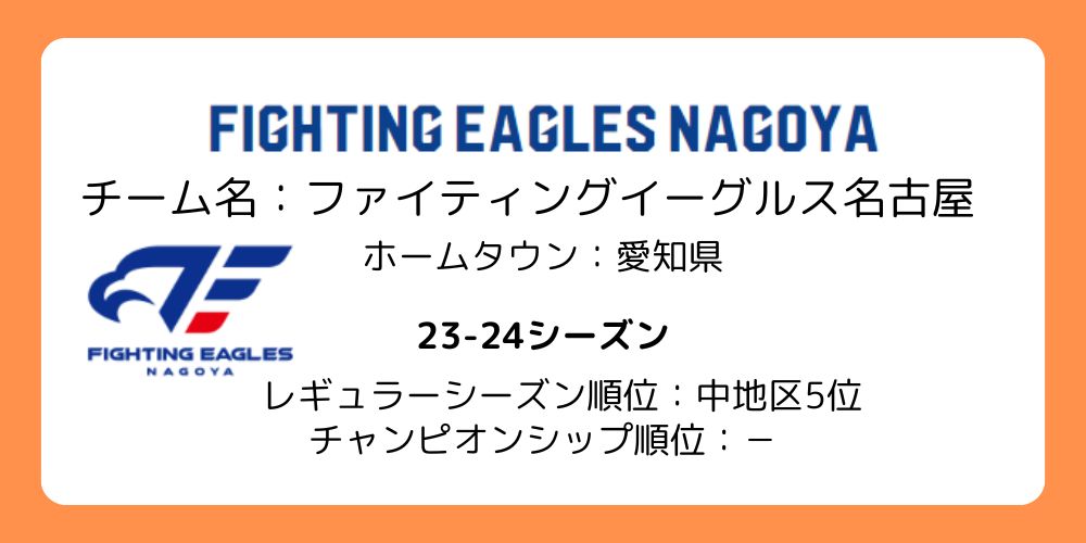 Bリーグ_ファイティングイーグルス名古屋